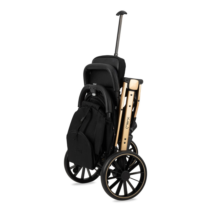 Wózek spacerowy MoMi ESTELLE PLUS LIGHT CZARNY