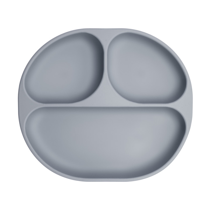 MoMi AMI silicone dish set for children GRAY