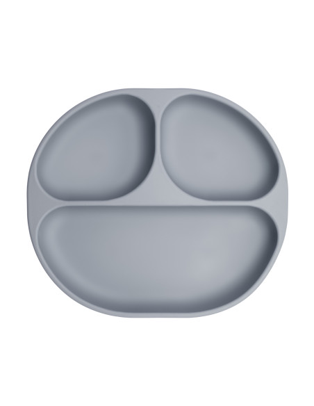 MoMi AMI silicone dish set for children GRAY