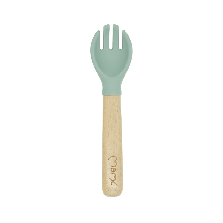 MoMi AMI silicone dish set for children GREEN