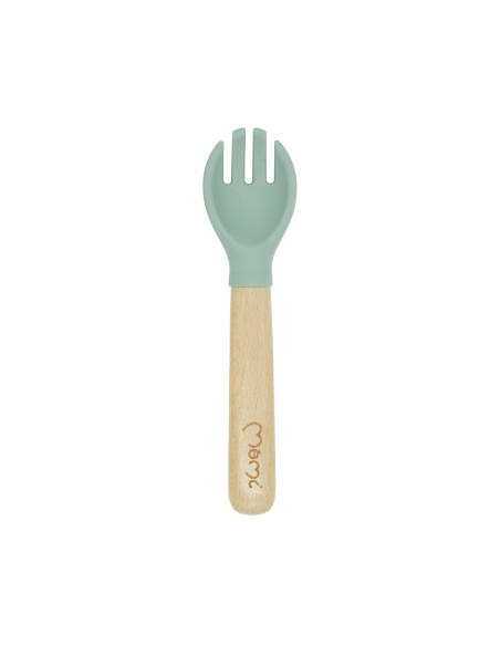 MoMi AMI silicone dish set for children GREEN