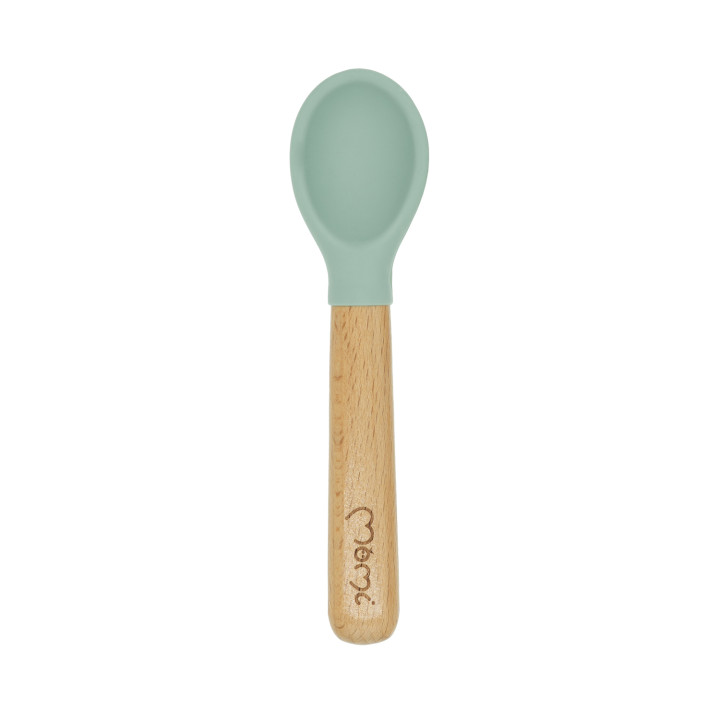 MoMi AMI silicone dish set for children GREEN