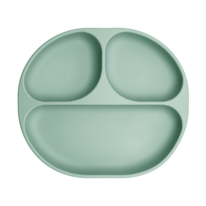 MoMi AMI silicone dish set for children GREEN