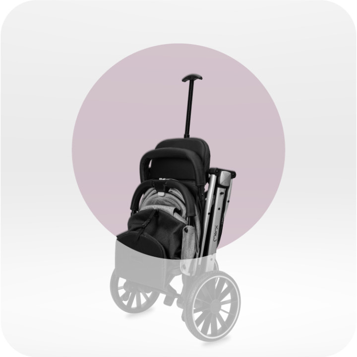 MoMi ESTELLE LIGHT PLUS stroller GRAY