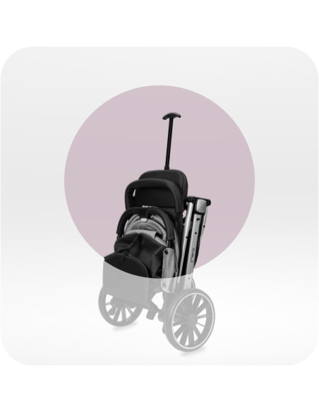 MoMi ESTELLE LIGHT PLUS stroller GRAY