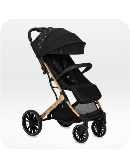 Wózek spacerowy MoMi ESTELLE PLUS LIGHT CZARNY