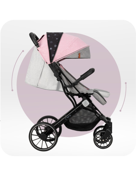 MoMi ESTELLE LIGHT PLUS stroller PINK