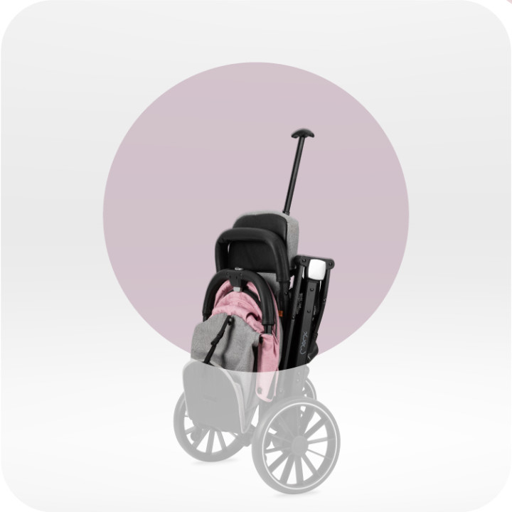 MoMi ESTELLE LIGHT PLUS stroller PINK