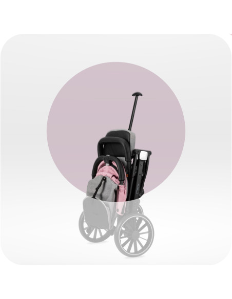 MoMi ESTELLE LIGHT PLUS stroller PINK
