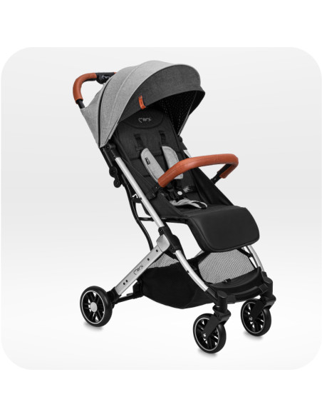 MoMi ESTELLE LIGHT wózek spacerowy SZARY