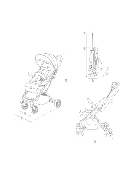 Buggy MoMi ESTELLE LIGHT