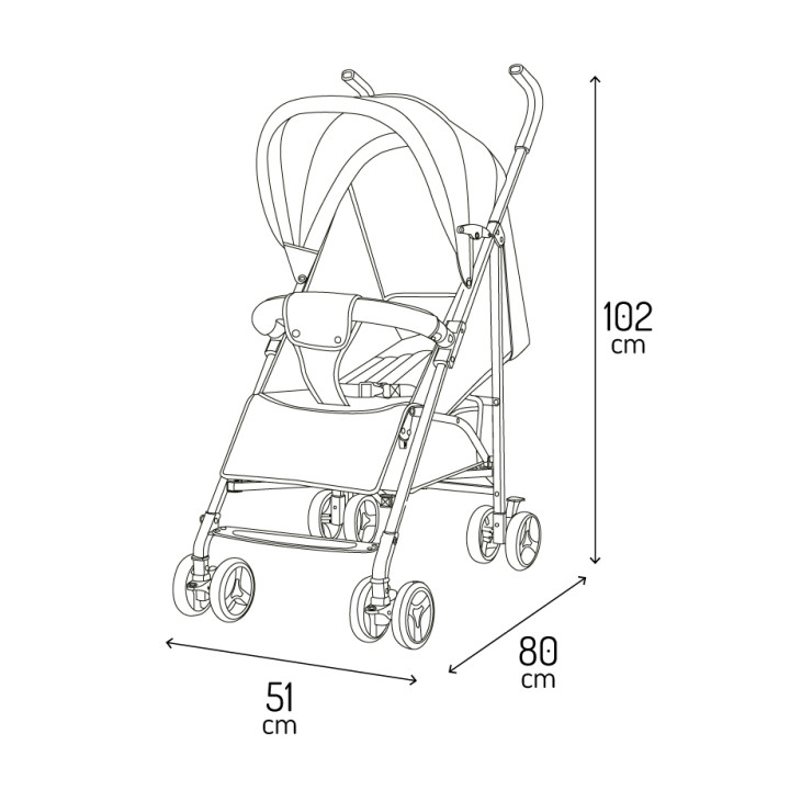 MoMi AKIRA stroller