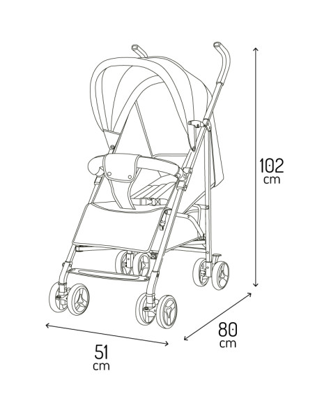MoMi AKIRA stroller