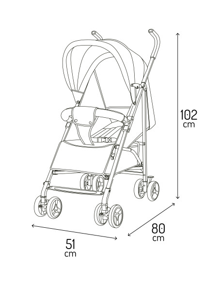 MoMi AKIRA stroller