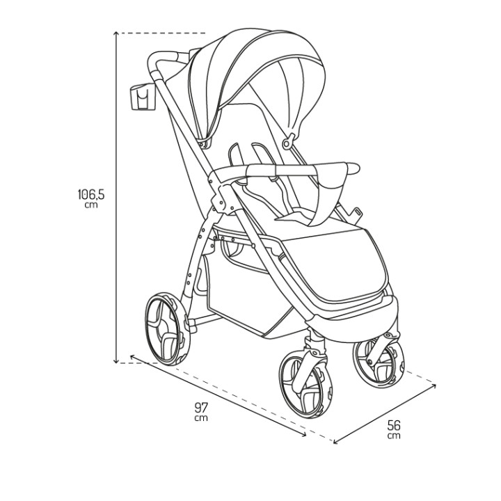 copy of MoMi MIYA Kinderbuggy