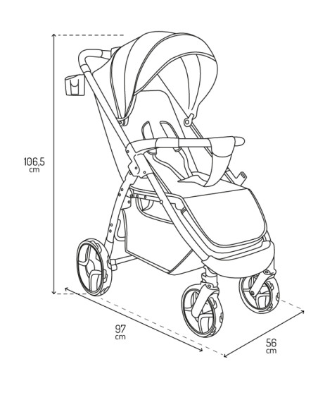 copy of MoMi MIYA Kinderbuggy