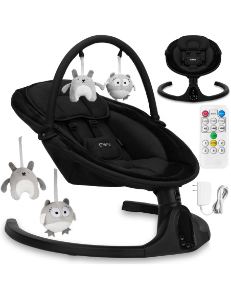 MoMi KENANI ONYX bujaczek elektryczny sterowany pilotem