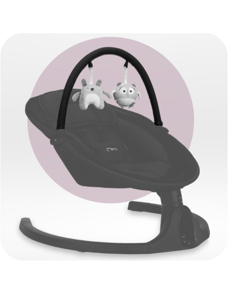 MoMi KENANI ONYX bujaczek elektryczny sterowany pilotem