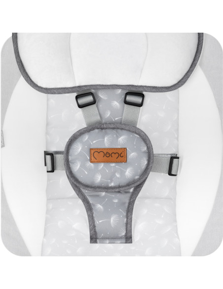 MoMi KENANI bujaczek elektryczny z modułem Bluetooth CIEMNO-SZARY