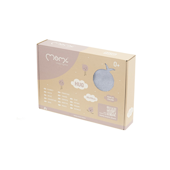 MoMi HUG blanket GRAY