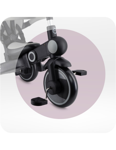 MoMi SOLIVIA Kinderdreirad 4in1 GRAU