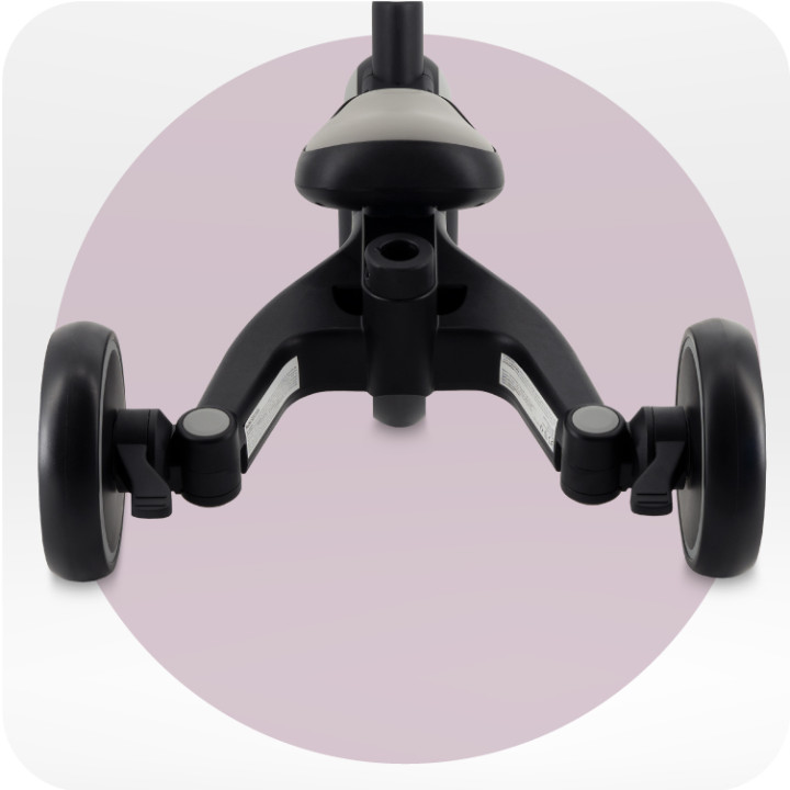 MoMi SOLIVIA Kinderdreirad 4in1 GRAU