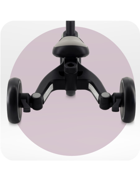 MoMi SOLIVIA  rowerek trójkołowy 4w1 SZARY