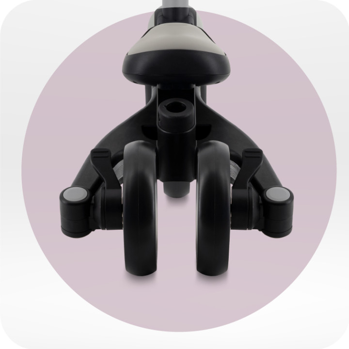 MoMi SOLIVIA Kinderdreirad 4in1 GRAU