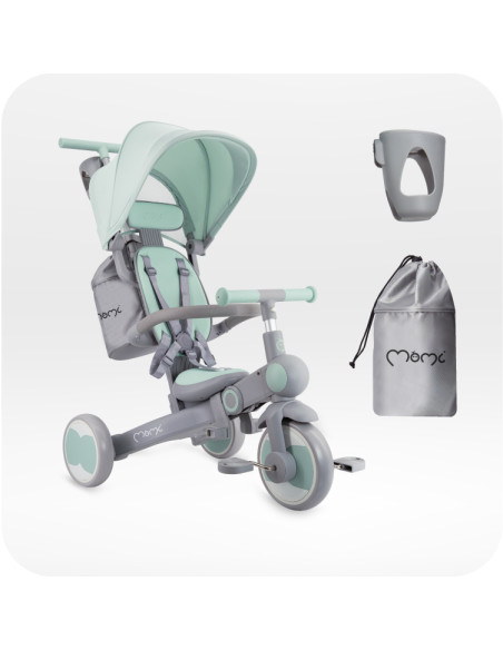 MoMi SOLIVIA 4in1 Tricycle GREEN