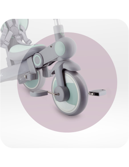 MoMi SOLIVIA Kinderdreirad 4in1 GRÜN