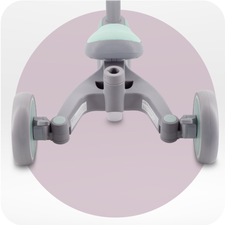 MoMi SOLIVIA Kinderdreirad 4in1 GRÜN