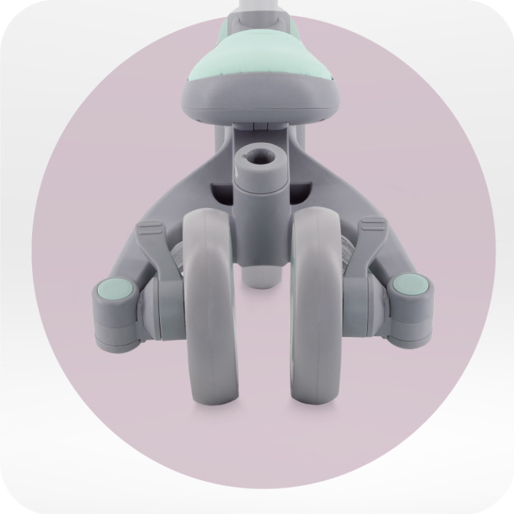 MoMi SOLIVIA  rowerek trójkołowy 4w1 ZIELONY