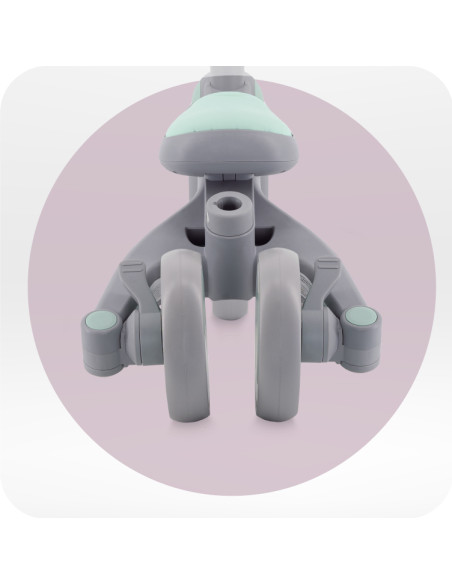 MoMi SOLIVIA  rowerek trójkołowy 4w1 ZIELONY