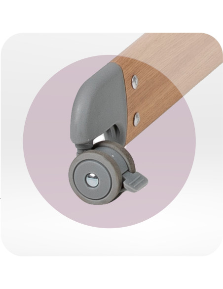 MoMi SMART BED łóżeczko dostawne 4w1 BEŻOWE