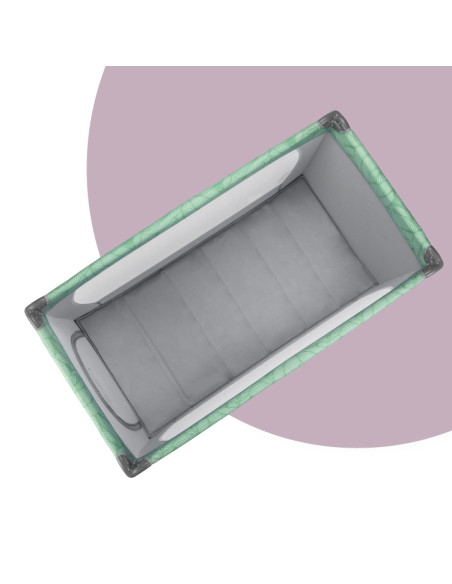 MoMi BELOVE łóżeczko turystyczne - torba do transportu w zestawie! ZIELONE