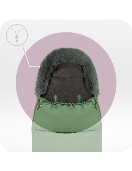 MoMi Footmuff 2in1 GREEN