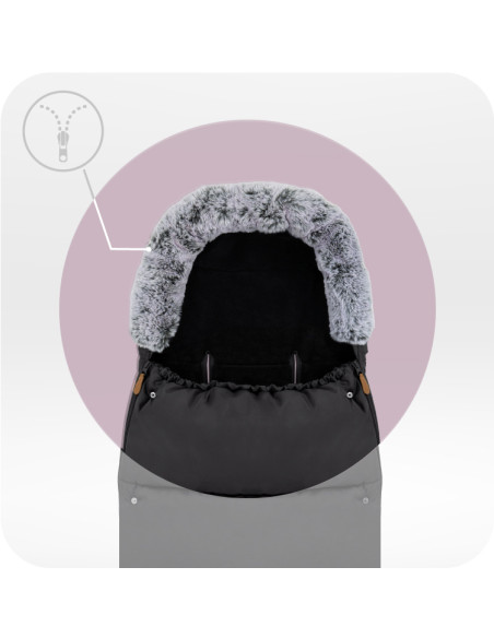 Schlafsack MoMi 2-in-1 SHWARTZ