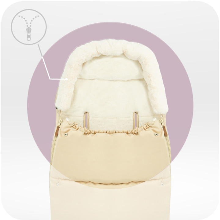 MoMi Footmuff 2in1  BEIGE