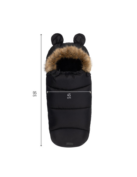 MoMi  COZY śpiworek do wózka CZARNY