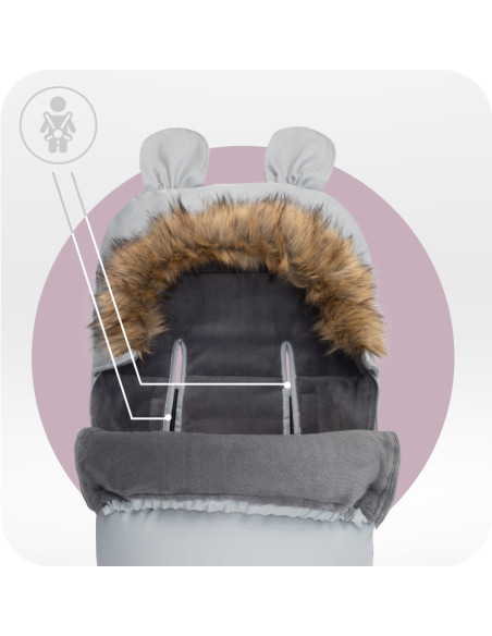 MoMi Footmuff for a stroller